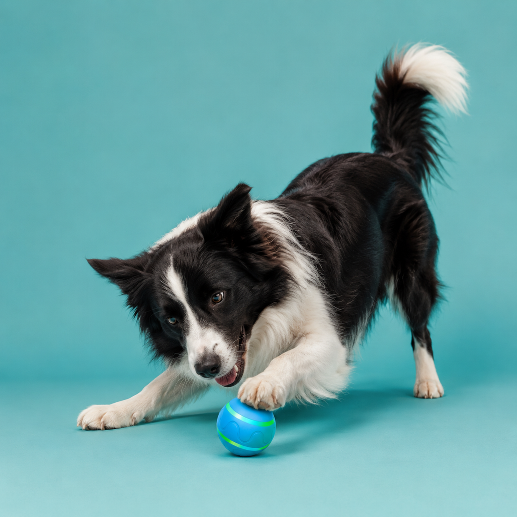 Interactive Self-Rolling Ball for Cats & Dogs